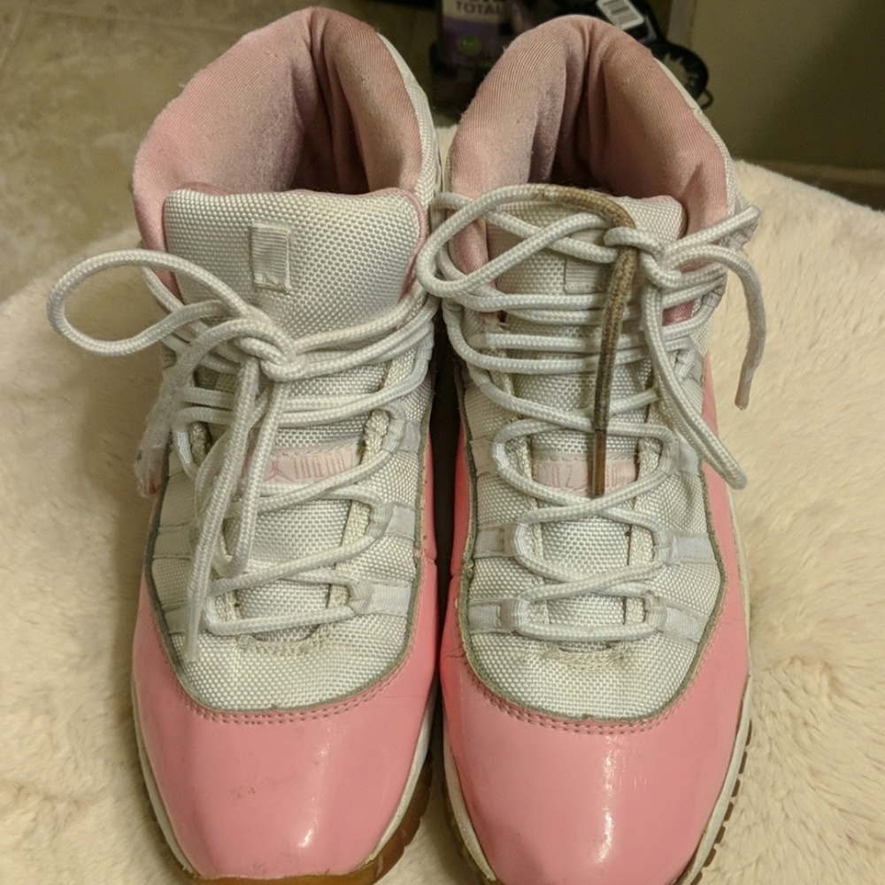 Nike Air Jordan Retro High Top Pink,/White